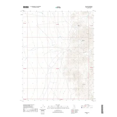 2018 Map of Delamar, 2018 Print