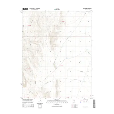 2014 Map of Delamar NW, 2014 Print