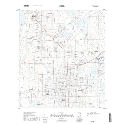2018 Map of DeLand, 2018 Print
