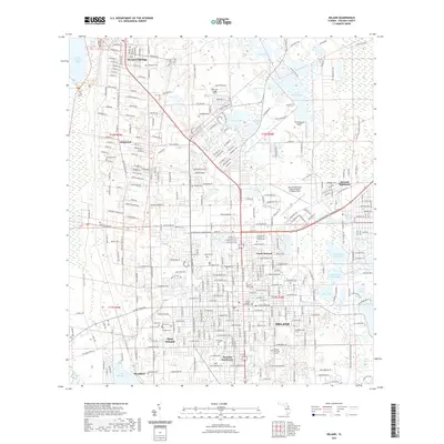 2021 Map of DeLand, 2021 Print