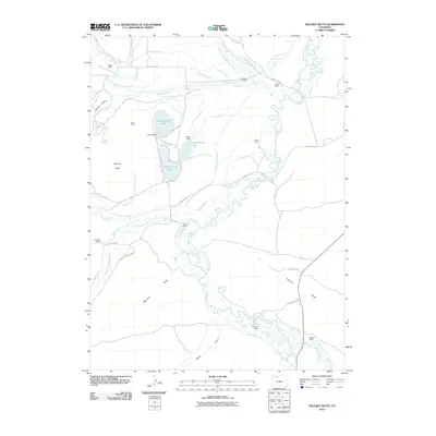 2010 Map of Delaney Butte, 2010 Print