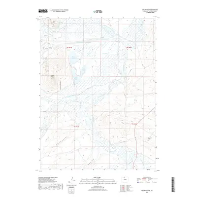2019 Map of Delaney Butte, 2019 Print
