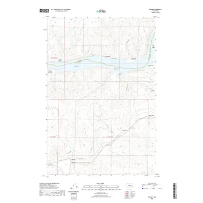 2020 Map of Delaney, 2020 Print
