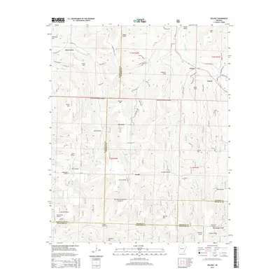 2014 Map of Delaney, 2014 Print