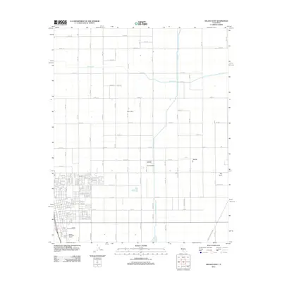 2012 Map of Delano East, 2012 Print