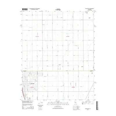 2015 Map of Delano East, 2015 Print