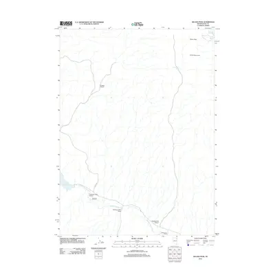 2012 Map of Delano Peak, 2012 Print