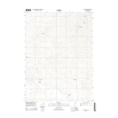 2014 Map of Delano Peak, 2014 Print
