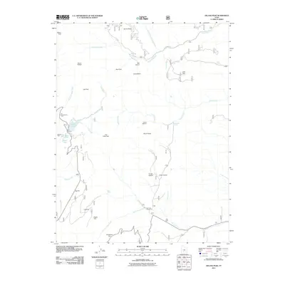 2011 Map of Delano Peak, 2011 Print