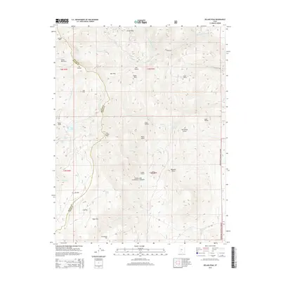 2014 Map of Delano Peak, 2014 Print