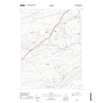 2019 Map of Delano, 2019 Print