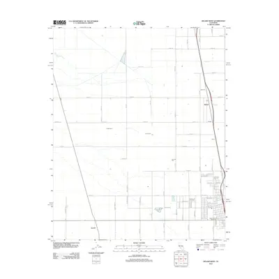 2012 Map of Delano West, 2012 Print