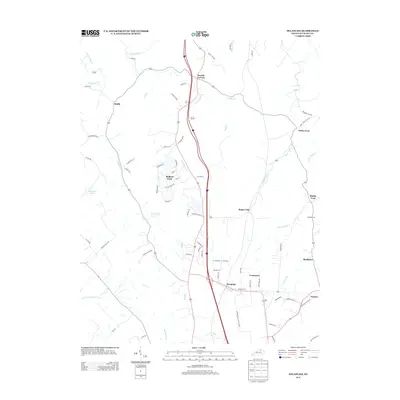 2013 Map of Delaplain, 2013 Print