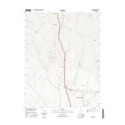2016 Map of Delaplain, 2016 Print