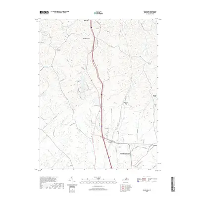 2019 Map of Delaplain, 2019 Print