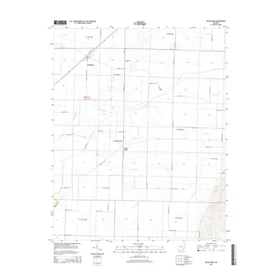2014 Map of Delaplaine, 2014 Print