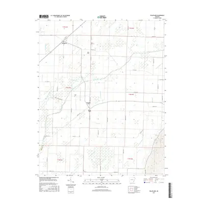 2017 Map of Delaplaine, 2017 Print