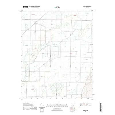 2020 Map of Delaplaine, 2020 Print