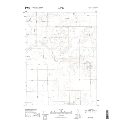 2018 Map of Delavan North, 2018 Print