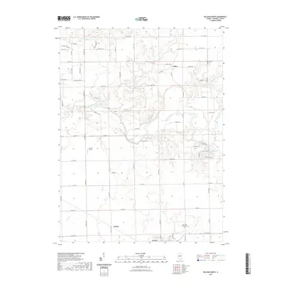 2021 Map of Delavan North, 2021 Print