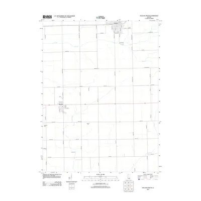 2012 Map of Delavan South, 2012 Print