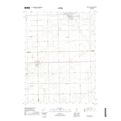 2018 Map of Delavan South, 2018 Print