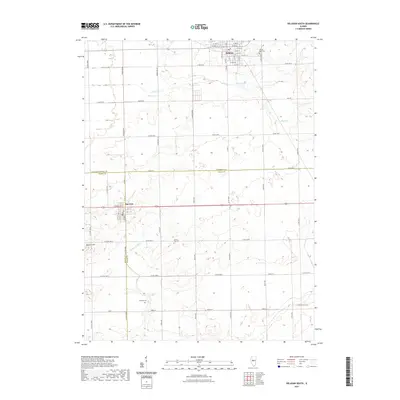 2021 Map of Delavan South, 2021 Print