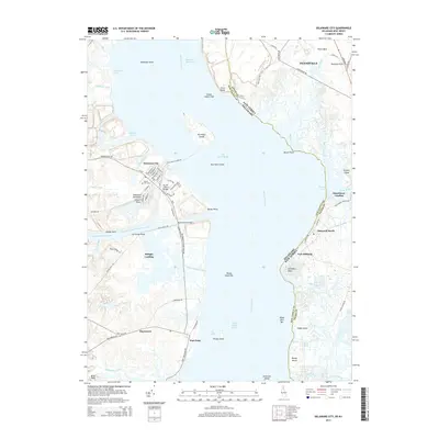 2014 Map of Delaware City, 2014 Print