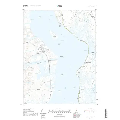 2019 Map of Delaware City, 2019 Print