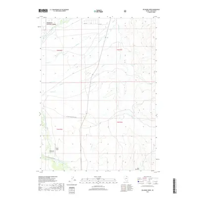 2018 Map of Delaware Creek, 2018 Print