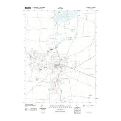 2010 Map of Delaware, 2010 Print