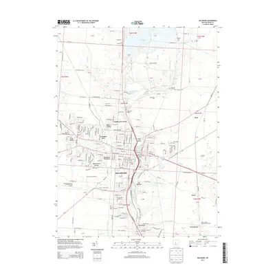2013 Map of Delaware, 2013 Print