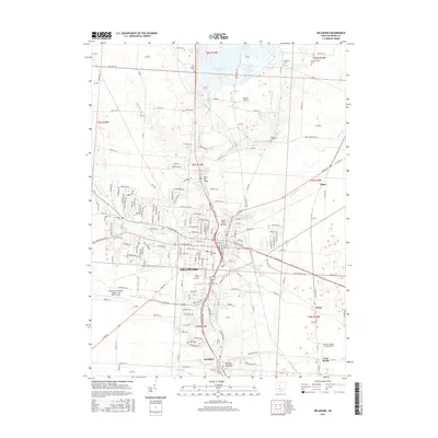 2016 Map of Delaware, 2016 Print