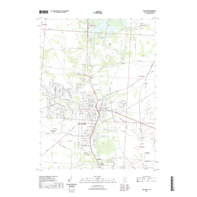 2019 Map of Delaware, 2019 Print