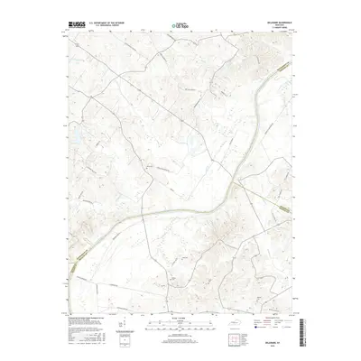 2016 Map of Delaware, 2016 Print