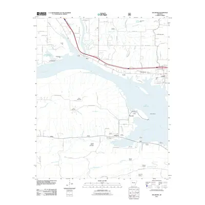 2011 Map of Delaware, 2011 Print