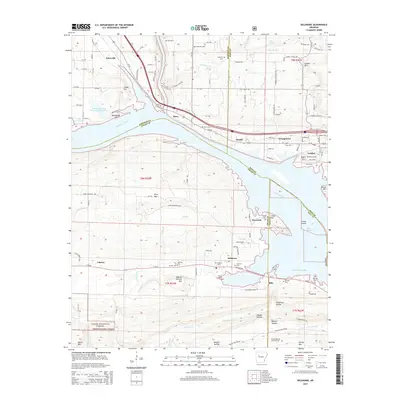 2014 Map of Delaware, 2014 Print