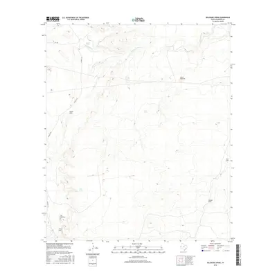 2016 Map of Delaware Spring, 2016 Print