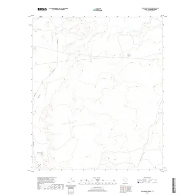 2019 Map of Delaware Spring, 2019 Print