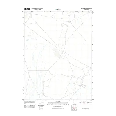 2012 Map of Delcer Buttes, 2012 Print