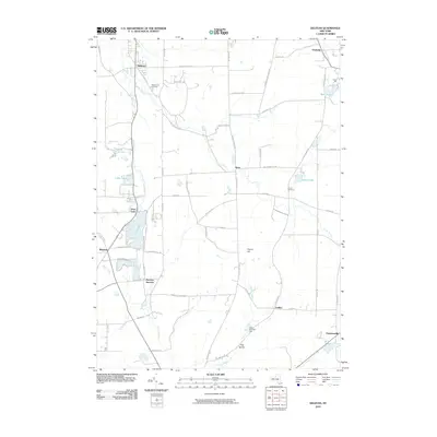 2010 Map of Delevan, 2010 Print