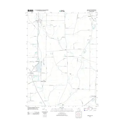 2013 Map of Delevan, 2013 Print