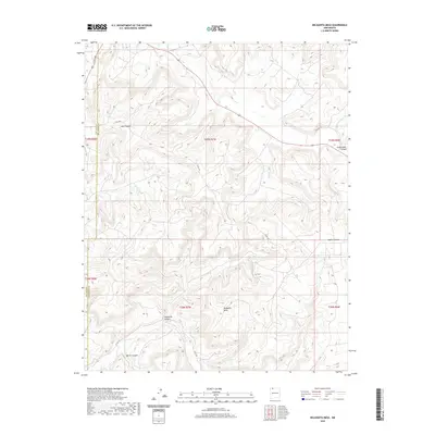 2020 Map of Delgadita Mesa, 2020 Print