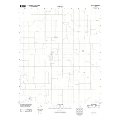 2010 Map of Dell City, 2010 Print