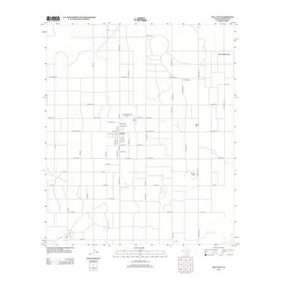2013 Map of Dell City, 2013 Print