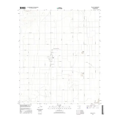 2016 Map of Dell City, 2016 Print