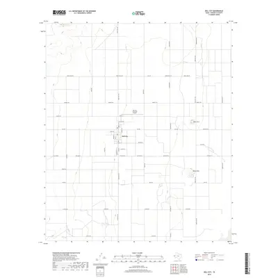 2019 Map of Dell City, 2019 Print