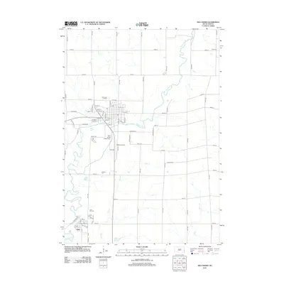 2012 Map of Dell Rapids, 2012 Print