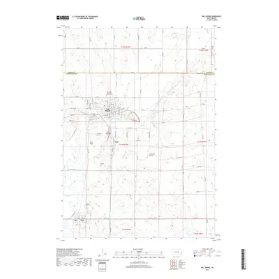2017 Map of Dell Rapids, 2017 Print