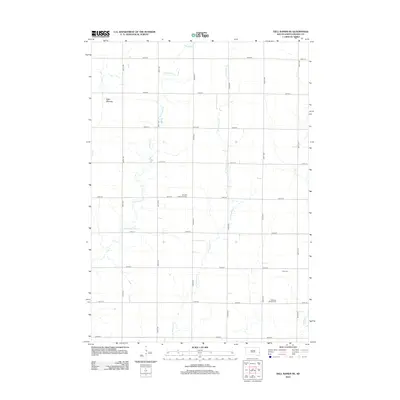 2012 Map of Dell Rapids NE, 2012 Print